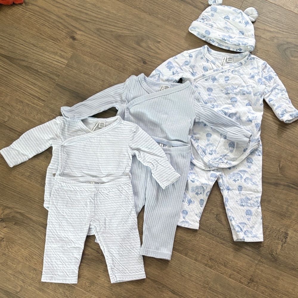 Janie and Jack baby boy 3 matching sets 3-6 months